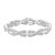 4.5 Carat Diamond Bracelet in 18 Karat White Gold, 38 Grams, Estate For Sale - Image 15 of 18