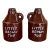 Mid 20th Century Ceramic "Little Brown Jug" Salt and Pepper Shakers - Japan For Sale
