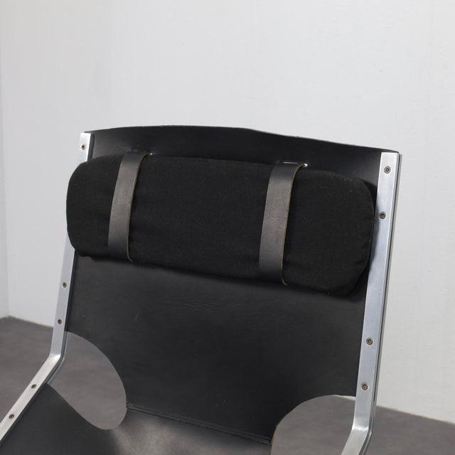 Leather Lounge Chair by Pierre Thielen for Metz & Co., Netherlands, 1960s For Sale - Image 9 of 12