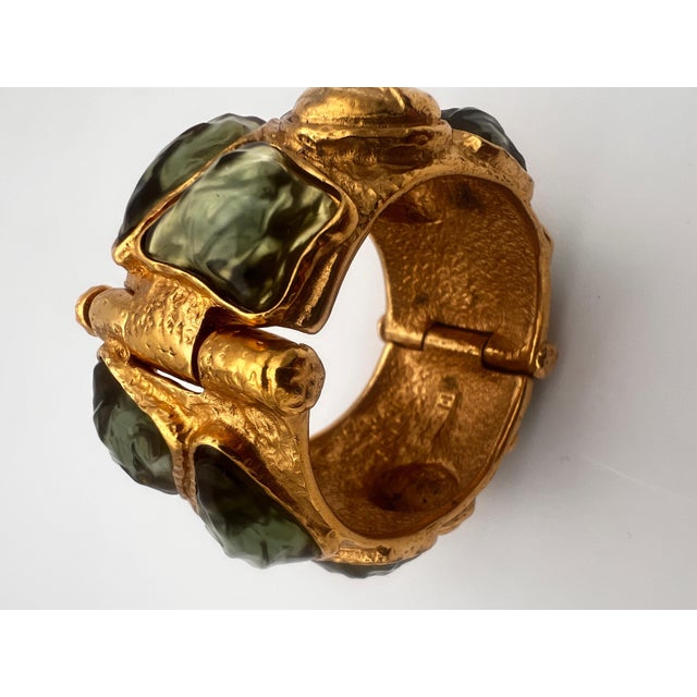 French Yves Saint Laurent Cuff By Robert Goossens 1980 Paris For Sale - Image 3 of 12