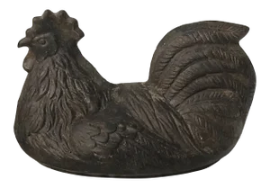 Vintage Cast Iron Rooster Door Stop
