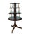 English Regency Brass Mounted Mahogany Three-Tier Dumb Waiter For Sale - Image 4 of 12