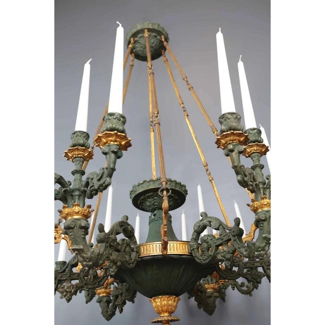 French Empire Palace 24-Candle Chandelier For Sale - Image 3 of 8