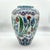 Handmade Ceramic Grand Shah Vase with Lid (60cm) Classic White Saz Leaf & Carnation For Sale - Image 9 of 10