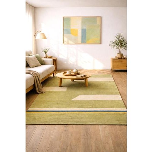 Contemporary Vintage French Vermont Hand-Tufted Wool Rug, 1970s For Sale - Image 3 of 5