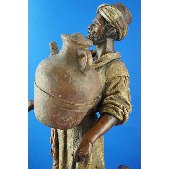 Sculpture of Man in Terracotta by Friedrich Goldscheider for Goldscheider, Austria, Late 1800s For Sale - Image 15 of 18