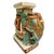 Mid 20th Century Vintage Chinoiserie Celadon & Ochre Ceramic Elephant Glazed Plant Stands / Bookends For Sale - Image 5 of 10
