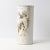 Antique Chinese, early 20th century, hat stand vase. Made of white porcelain with hand-painted gold decoration.