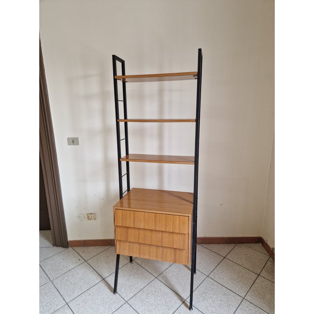 Vintage Modular Bookcase from Formica, 1960s For Sale - Image 4 of 9