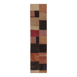Vintage Turkish Kilim Patchwork Runner in Multicolour Design - Rug & Kilim For Sale