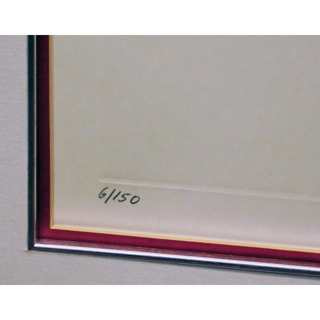 G H Rothe Sarafina 1989 Ballet Dancer Hand Signed Framed Mezzotint For Sale - Image 4 of 6