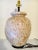 Mid-Century Modern 1970s Mid-Century Modern Leaf Motif Mottled Glaze Table Lamp For Sale - Image 3 of 9