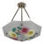 French Art Deco Pendant Light by Loys Lucha - 1930 Chandelier France For Sale
