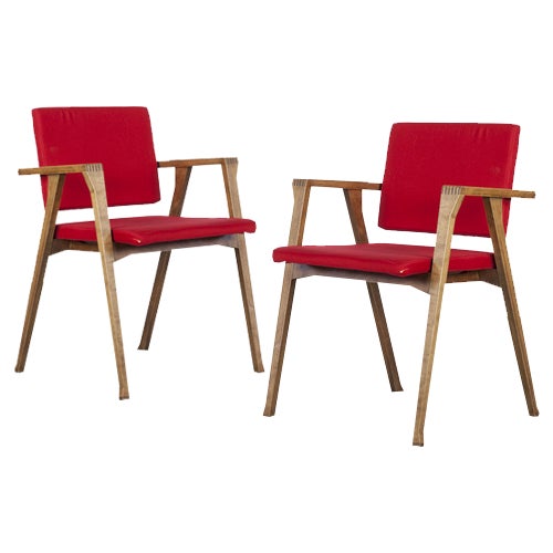 Set of Luisa Chairs by Franco Albini for Poggi, 1950 For Sale
