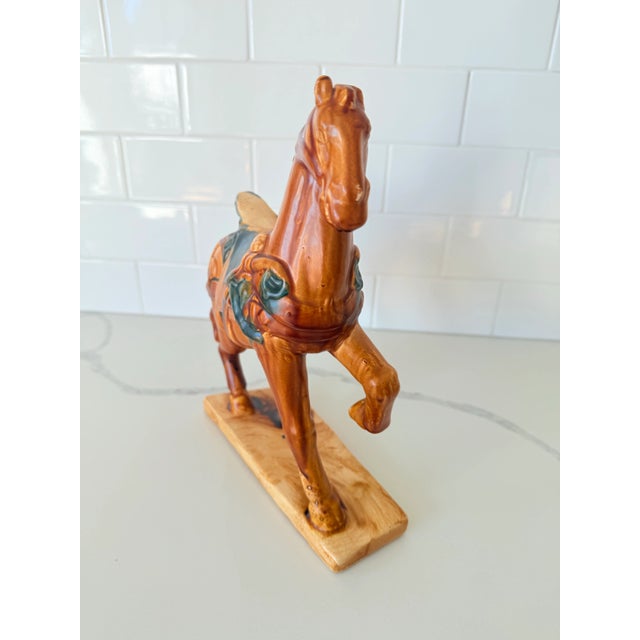 Early 20th Century Ceramic Horse Figurine For Sale In Greenville, SC - Image 6 of 8