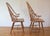 Mid-Century Modern Late 20th Century Mid Century Modern Style Pair of Windsor Chairs by Broyhill For Sale - Image 3 of 7