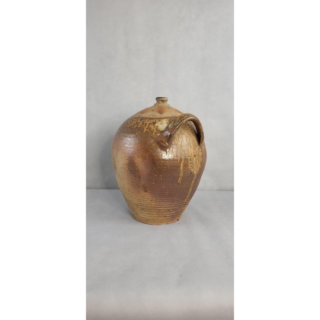 19th Century Puisaye Sandstone Jug, France For Sale - Image 4 of 8