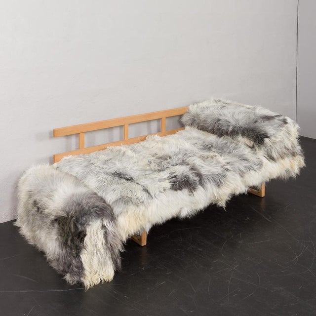 Mid-Century Modern Vintage Danish Oak Daybed by Børge Mogensen, 1960s For Sale - Image 3 of 15