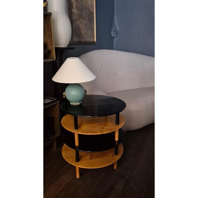 Danish Functionalist Decorative 4-Tiered Side Table by Kaj Gottlob, 1941 For Sale - Image 6 of 7