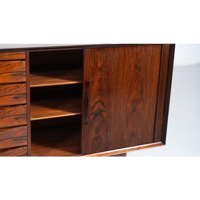 Wood Mid-Century Modern Model 76 Sideboard by Arne Vodder for Sibast Mobler, 1960s For Sale - Image 7 of 14
