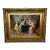 Oil Painting a Chess Problem Italian Genre Interior of Chess, Society and Strategy Signed by Carlo Ferranti For Sale