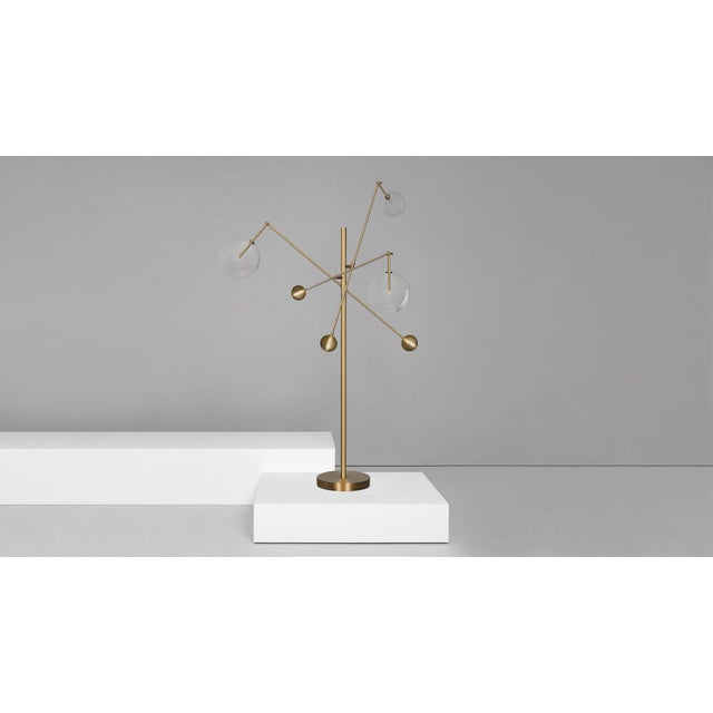 Brass Milan 3 Arm Floor Lamp For Sale - Image 8 of 12
