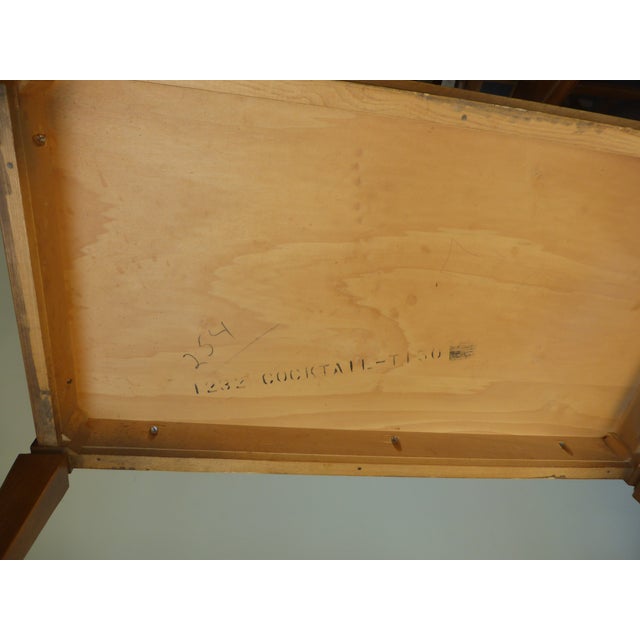 Mid-Century Modern Cocktail Surfboard Table - Regency Style For Sale - Image 4 of 8