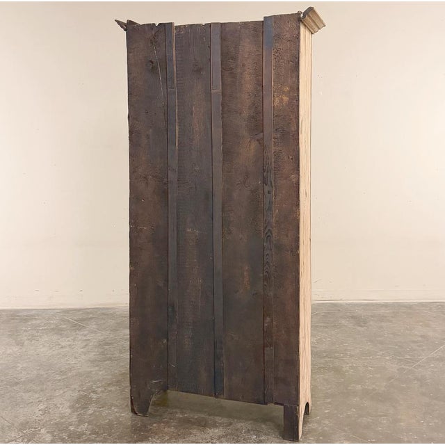 19th Century Rustic Country French Stripped Pine Vitrine For Sale - Image 18 of 18