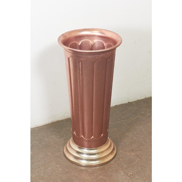 Pink Aluminum Umbrella Stand from Ettore Sottsass, 1970s For Sale - Image 8 of 8