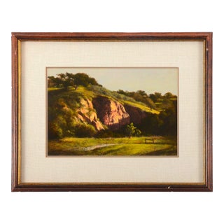 Dave DeMatteo "Alisos Canyon Road" Acrylic Painting For Sale