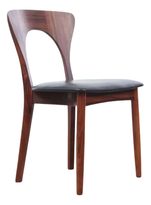 Scandinavian Rosewood Model Peter Side Chairs by Niels Koefoed, 1950s, Set of 4