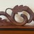 Wood Vintage Mahogany Tabletop Vanity Mirror With Drawer - Carved Wood Dressing Mirror For Sale - Image 7 of 9