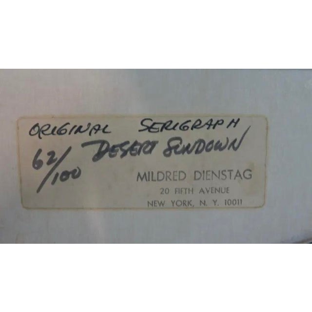 Two Signed and Numbered Dienstag Serigraphs - 1970's- Set of 2 For Sale In New York - Image 6 of 6