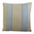 Custom-tailored double-sided pillow by Mike Seratt of The Prized Pig in a French countryside cottage, striped cotton...