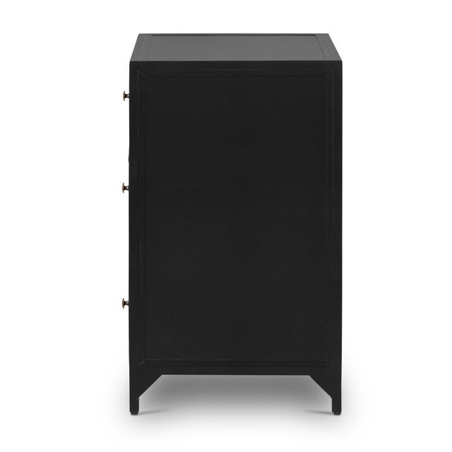 Four Hands Belmont Large Storage Nightstand - Black For Sale In Austin - Image 6 of 12
