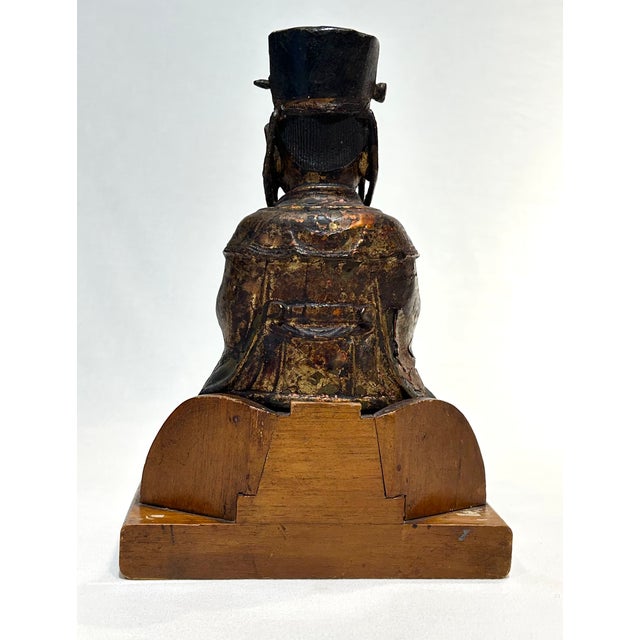 c.16th Century Chinese Ming Dynasty Bronze of Taoist Immortal For Sale - Image 4 of 11