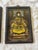 Hollywood Regency 1920s Pair of Chinese Reverse Glass Ancestral Portraits of Emperer and Empress Qing Dynasty For Sale - Image 3 of 15