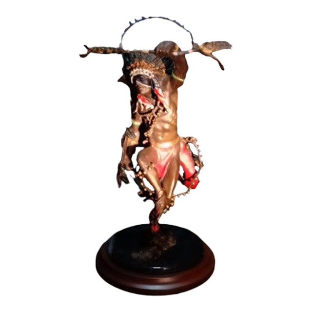 Franklin Mint Robert J. Murphy Spirit of the Thunderbird Bronze Sculpture For Sale