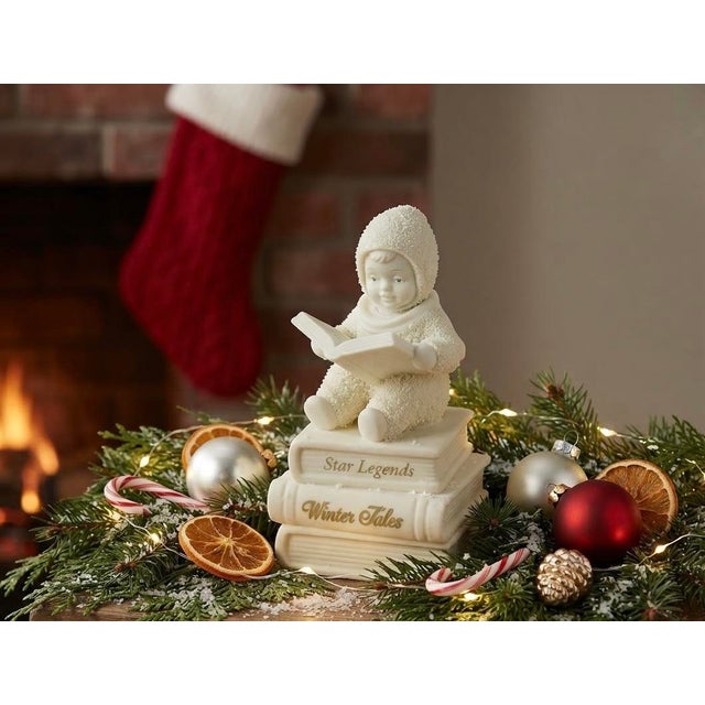 Figurative Vintage Dept 56 Snowbabies "Once Upon a Time" Musical Figurine Boxed 1996 Retired For Sale - Image 3 of 12