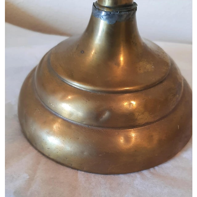 Mid 20th Century Vintage Pierced Brass Stand For Sale - Image 5 of 11
