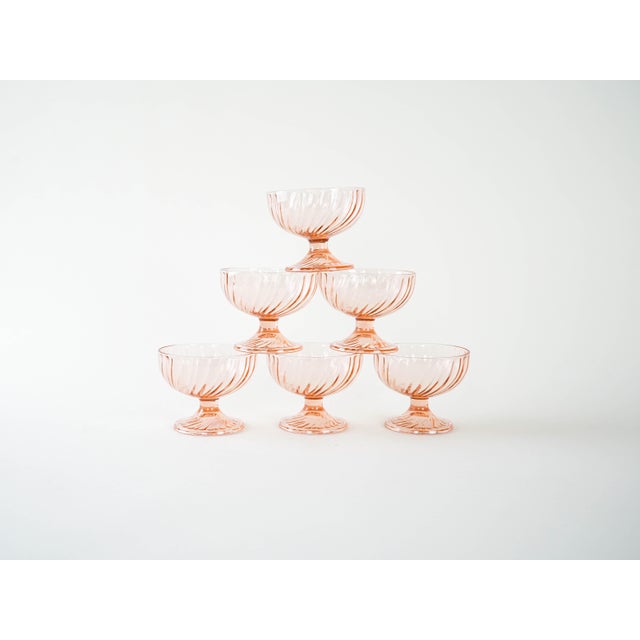 1970s Vintage Italian Dessert Bowls, 1970s, Set of 6 For Sale - Image 5 of 8