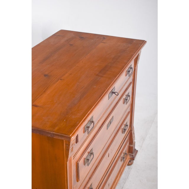 Antique Rustic Chest of Drawers in Pine, 1890s For Sale - Image 5 of 9