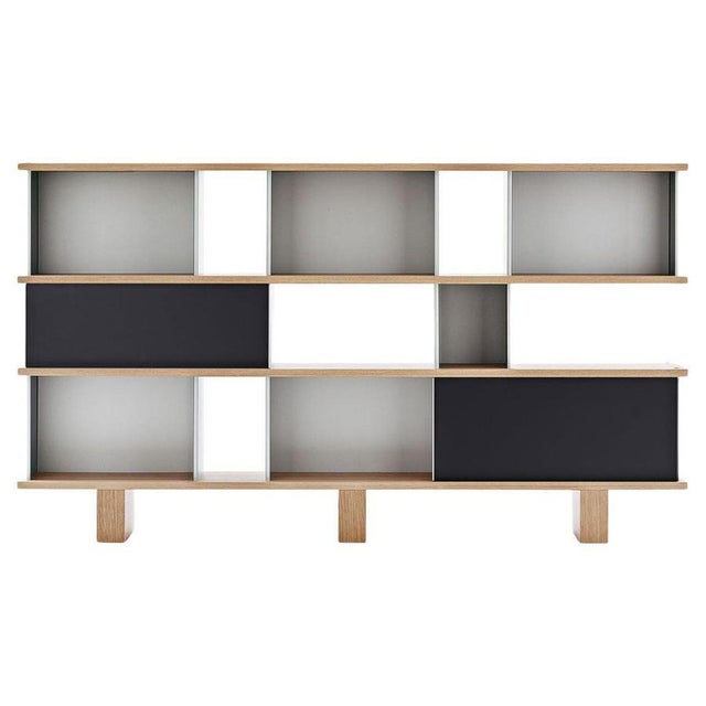 Nuage Shelving Unit in Wood and Aluminium by Charlotte Perriand for Cassina For Sale - Image 11 of 11