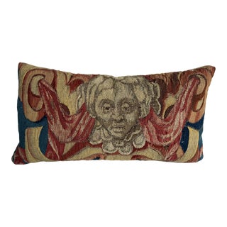 16th Century Brussels Tapestry Pillow For Sale