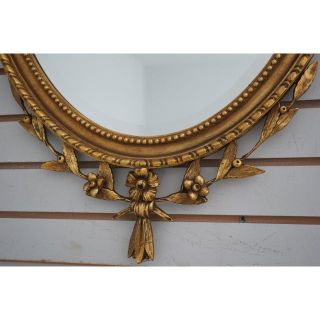 Friedman Brothers Adam Style Gold Mirror For Sale In Philadelphia - Image 6 of 9