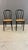 Pair of bentwood chairs with black lacquered beech frames and Vienna straw seats, produced at a former Thonet factory in...
