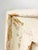 2000 - 2009 Carolina Mirror Company Distressed White & Gold 45" Wall Mirror For Sale - Image 5 of 9