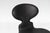 Series Model 3100 Ant Dining Chairs in Black Leather by Arne Jacobsen for Fritz Hansen, Set of 4 For Sale - Image 3 of 7