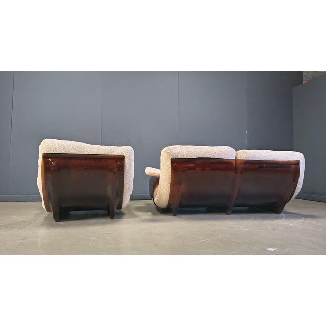 Michel Ducaroy Marsala Sofa and Lounge Chair by Michel Ducaroy for Ligne Roset, 1970s, Set of 2 For Sale - Image 4 of 10