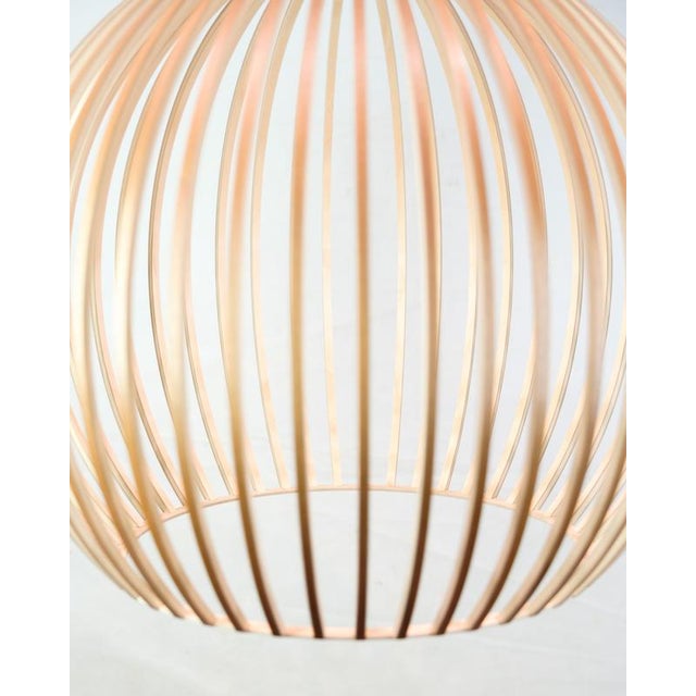 Wood Large Octo 4240 Pendant in Birch Wood by Seppo Koho for Secto Design For Sale - Image 7 of 9